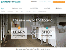 Tablet Screenshot of americancarpetoneaugusta.com